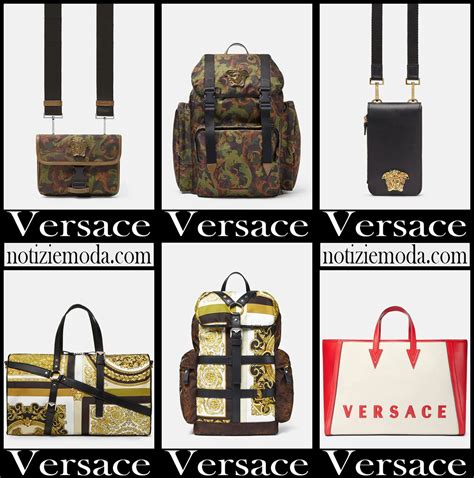 borse versace uomo|Borse messenger da uomo di Versace .